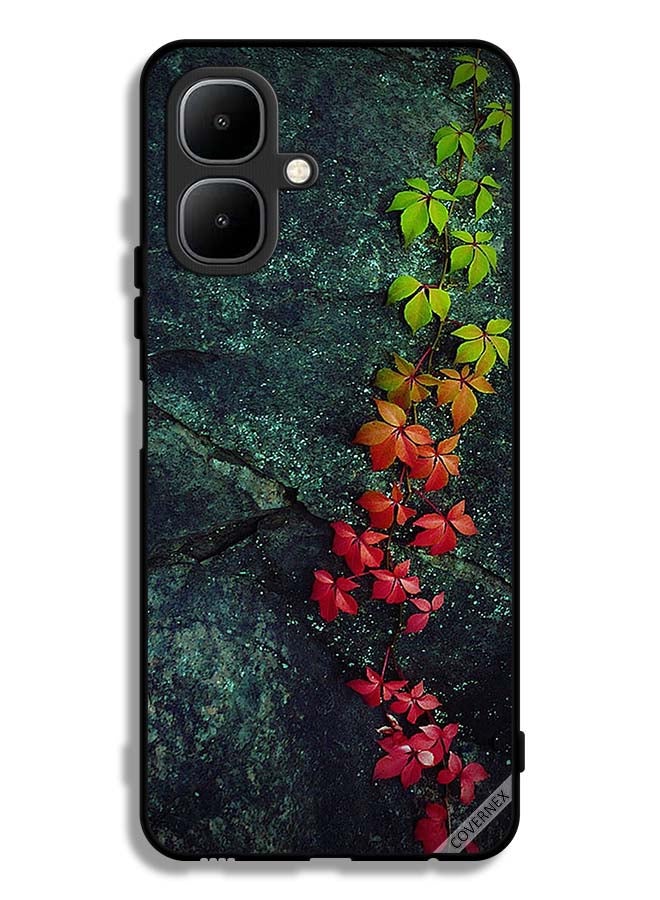 Covernex Tecno Pop 10 Protective Case Cover Beautiful Leaves