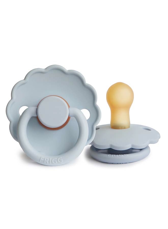 FRIGG لهاية الأطفال من FRIGG دايزي سيليكون 0-6 أشهر 1-Pack أزرق باودر - الحجم 1 - Image 2