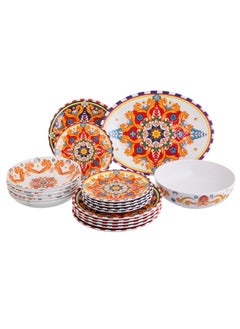 KULSAN Melamine dinner set 20 pieces multicolor  - Image 1
