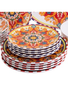 KULSAN Melamine dinner set 20 pieces multicolor  - Image 2