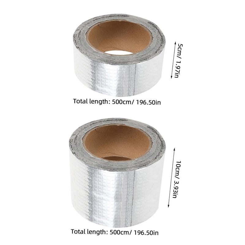 PartyKindom 2pcs High Adhesion Butyl Tape 6mm x 3m Leak Sealant for Roof RV Sunroom Repair - Image 3