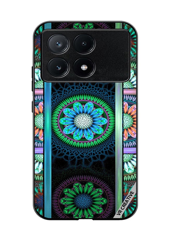 VR CREATIVE Protective Case Cover For Xiaomi Poco X6 Pro Flower Design Multicolour - Image 1