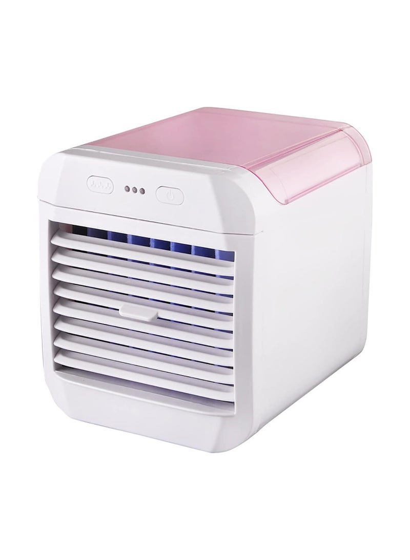 general Portable Water-Cooled Air Cooler, Mini Air Conditioner Small Fan Cooler with Water Cooling USB Office Desk Desktop Dormitory for Desktop Office Home Bedroom Car Outdoor Camping - Image 1