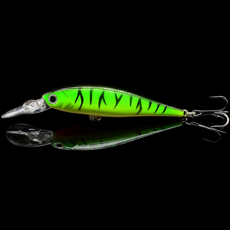 OriGlam 10 Pack Fishing Lures Hard Baits, Minnow Crankbait & Swimbait Lure Kit for Freshwater & Saltwater, Bass, Trout, Walleye, Redfish - Image 2