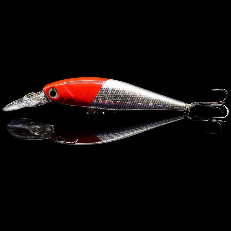 OriGlam 10 Pack Fishing Lures Hard Baits, Minnow Crankbait & Swimbait Lure Kit for Freshwater & Saltwater, Bass, Trout, Walleye, Redfish - Image 5