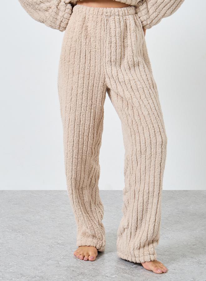 ستايلي طقم بيجاما من بنطال وبلوزة بشريط أزرار - Image 4