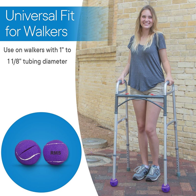 RMS Walker Glide Balls - Precut Opening for Easy Installation, Fit Most Walkers - Image 4