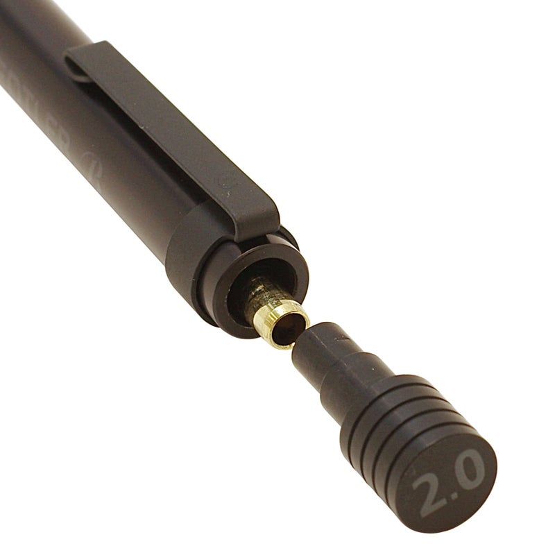 Staedtler 925 35-20B Mechanical Pencil, 0.08 inch (2 mm), Drafting Mechanical Pencil, All Black - Image 4