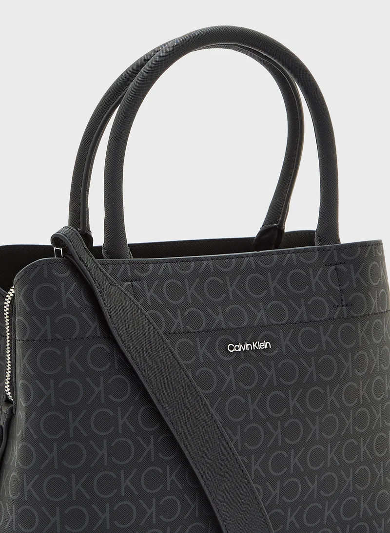 CALVIN KLEIN Monogram Tote