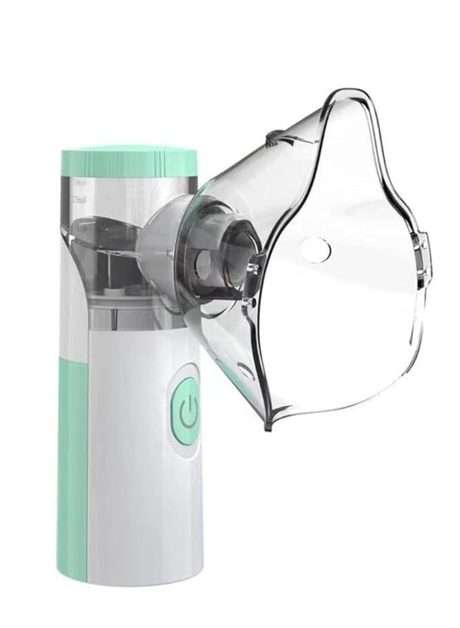 Generic Portable Family Mesh Inhaler – Lightweight, Low Noise, High-Speed Vaporizer, Green Color - Image 1