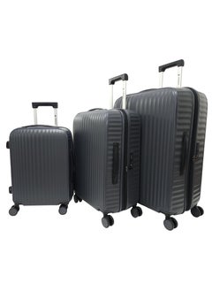 Track Unbreakable Hard Side Suitcase Luggage Sets Lightweight Travel Bag Trolley 3 Pieces Set  - Image 1