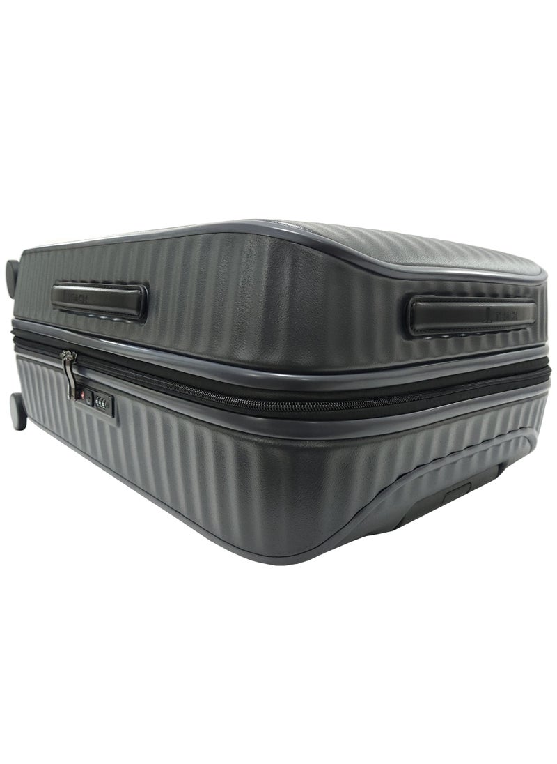 Track Unbreakable Hard Side Suitcase Luggage Sets Lightweight Travel Bag Trolley 3 Pieces Set  - Image 4