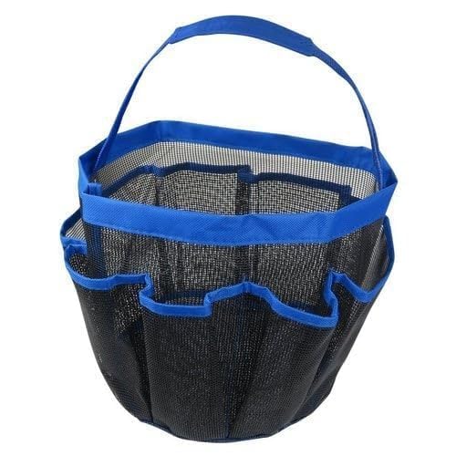 NIL JO 8-Pocket Shower Caddy Bag Quick-Dry Mesh Shower Tote with Hanging Hook Portable Shower Organizer for College Dorm, Gym, Travel, Camp & Bathroom Essentials (Pack of 1,Multicolor) - Image 1