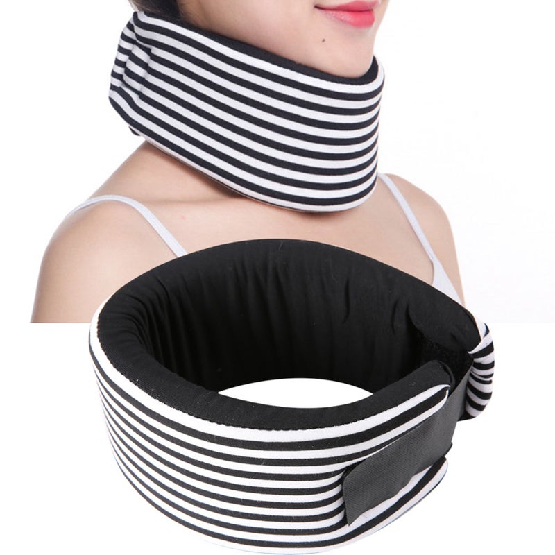 Adjustable Sponge Neck Brace Cervical Collar Neck Support Neck Pain Relief (L) - Image 5