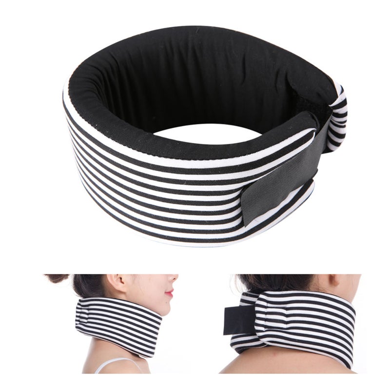 Adjustable Sponge Neck Brace Cervical Collar Neck Support Neck Pain Relief (L) - Image 4