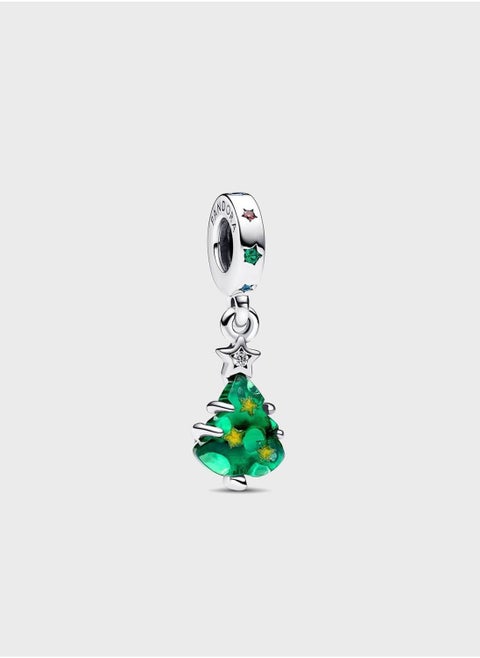 Sparkling Christmas Tree Dangle Charm