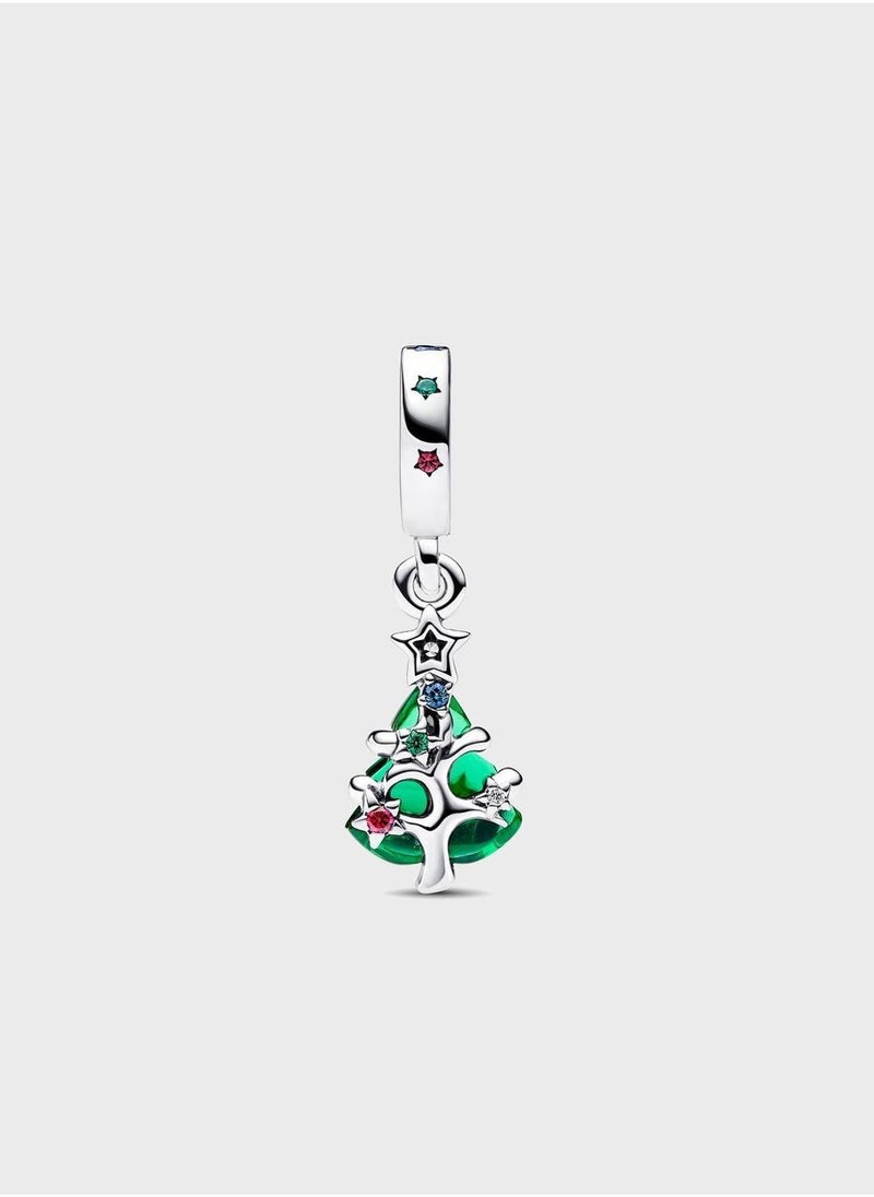 Sparkling Christmas Tree Dangle Charm