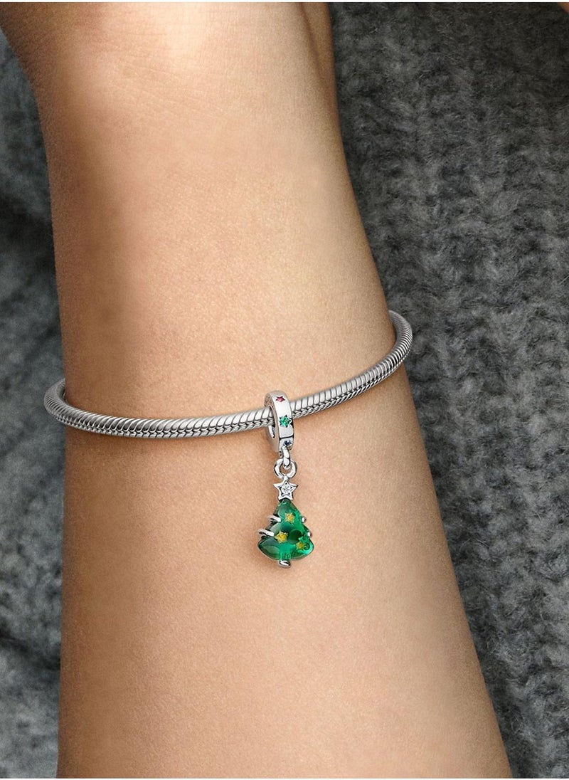 Sparkling Christmas Tree Dangle Charm