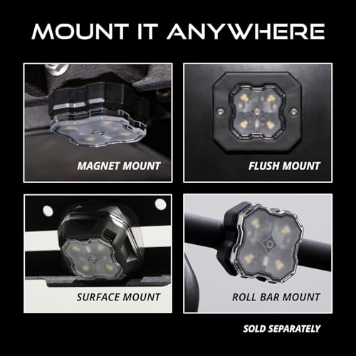 Diode Dynamics Stage Series LED Rock Light (one), White Diffused M8 - Image 5