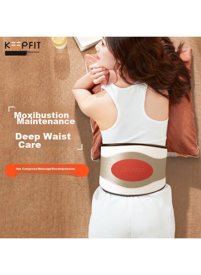 Keepfit Kepufei Waist Massager, Heating Back Support Belt, Hot Compress, Warmth, Lumbar Disc Treatment, Waist Support, Lumbar Massage Device, Pain Relief, Kpf-w04 - Image 2