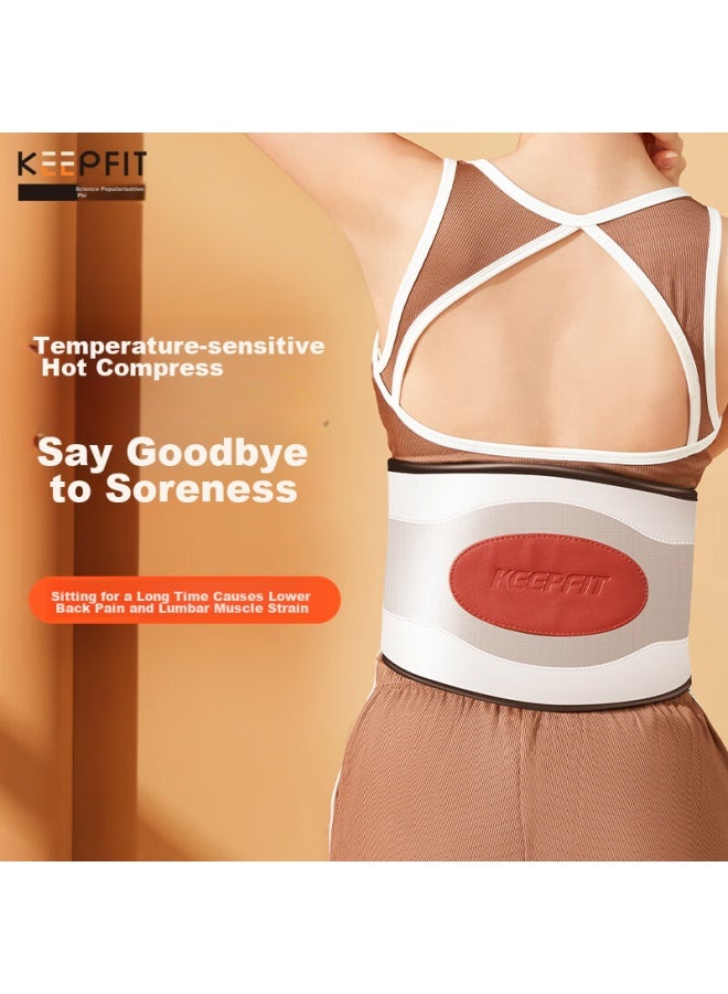Keepfit Kepufei Waist Massager, Heating Back Support Belt, Hot Compress, Warmth, Lumbar Disc Treatment, Waist Support, Lumbar Massage Device, Pain Relief, Kpf-w04 - Image 3