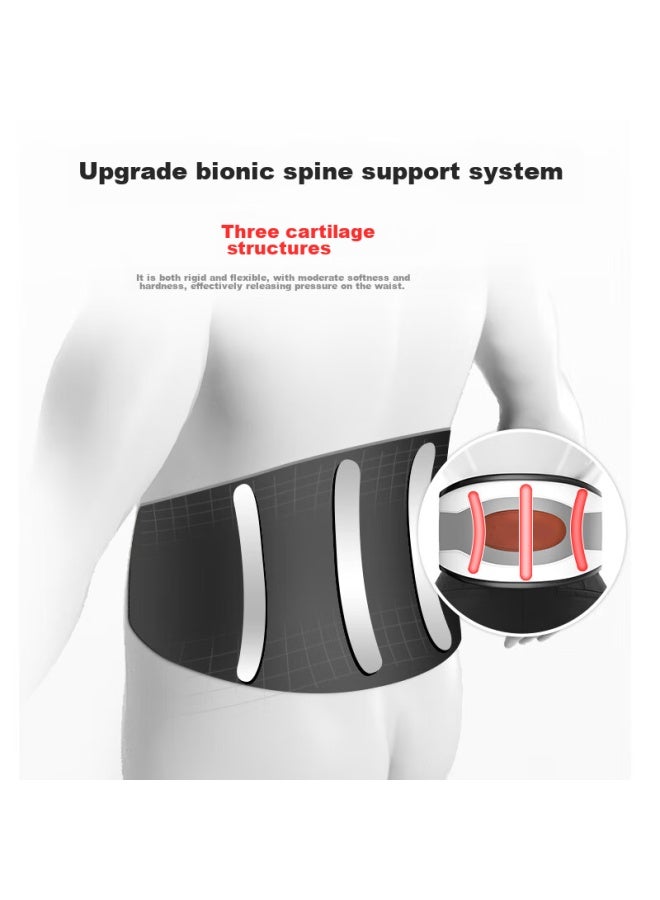 Keepfit Kepufei Waist Massager, Heating Back Support Belt, Hot Compress, Warmth, Lumbar Disc Treatment, Waist Support, Lumbar Massage Device, Pain Relief, Kpf-w04 - Image 5