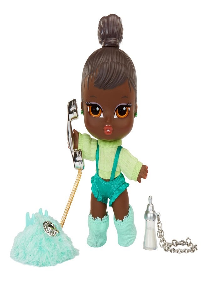 BRATZ دمية الموضة القابلة للجمع فيليشيا من براتز بيبيز رنوايز مع أزياء حقيقية - Image 5