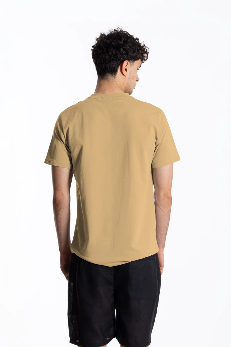 SHAPES COTTON BLEND PRINTED T-SHIRT