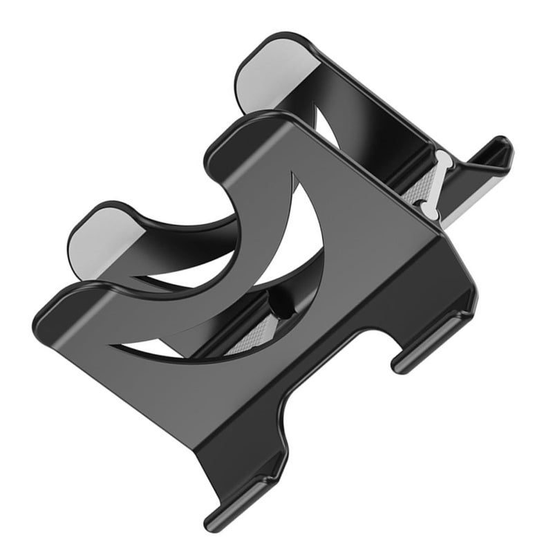 Aluminum Laptop Cooling Stand Ergonomic Design Lightweight Vertical Notebook Holder For Desk Compact Construction Home Office Travel Use - Image 2