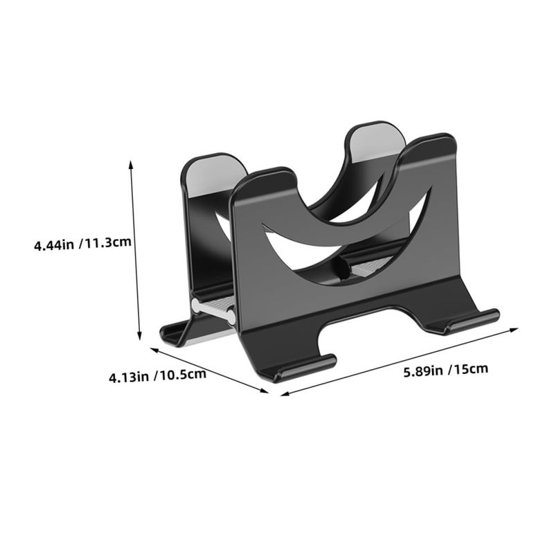 Aluminum Laptop Cooling Stand Ergonomic Design Lightweight Vertical Notebook Holder For Desk Compact Construction Home Office Travel Use - Image 3