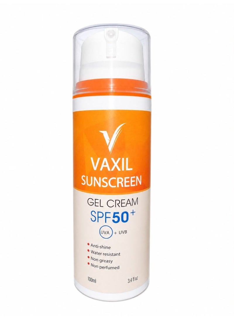 فاكسيل SPF 50+ (100 مل)  فاكسيل جل كريم واقي من الشمس عالي الحماية - Image 1
