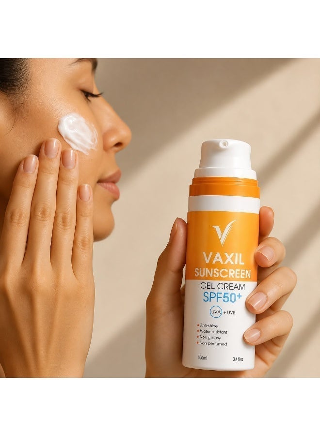 فاكسيل SPF 50+ (100 مل)  فاكسيل جل كريم واقي من الشمس عالي الحماية - Image 4