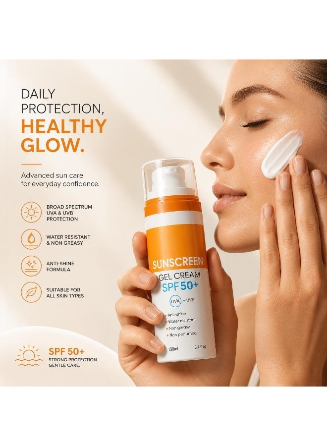 فاكسيل SPF 50+ (100 مل)  فاكسيل جل كريم واقي من الشمس عالي الحماية - Image 3