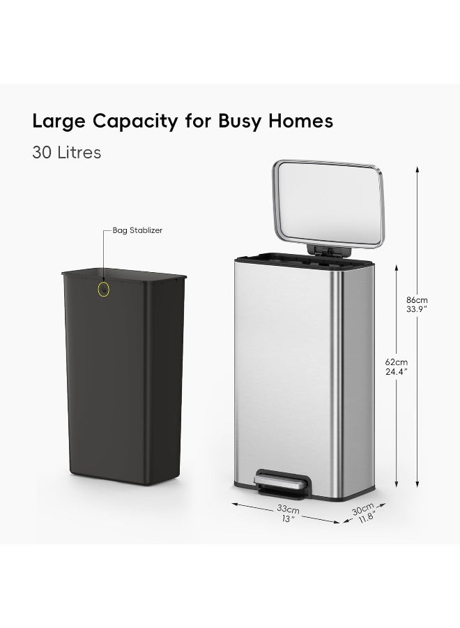 EKO Madison 30L Pedal Bin - Image 2