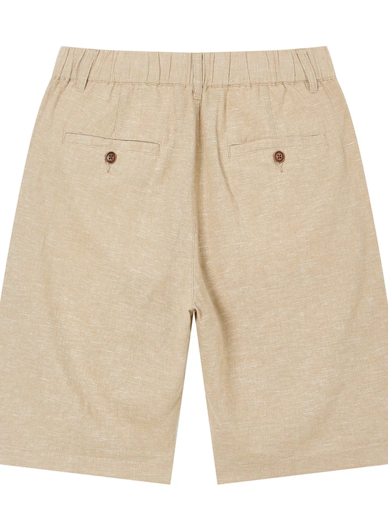 GIORDANO  Men's Slim Linen Cotton Bermuda Shorts for Men | Best Price UAE