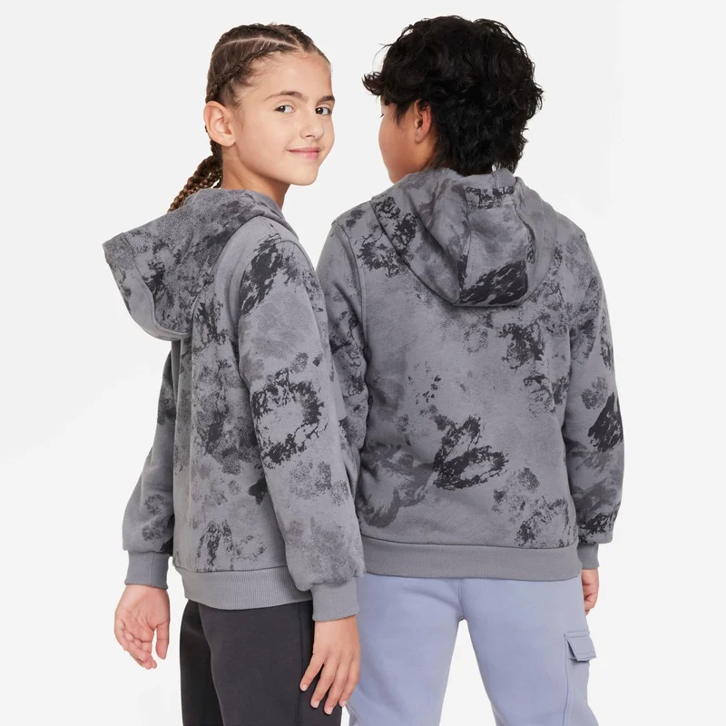 نايكي سبورتسوير كلوب فليس هودي بلوفر للأطفال الكبار