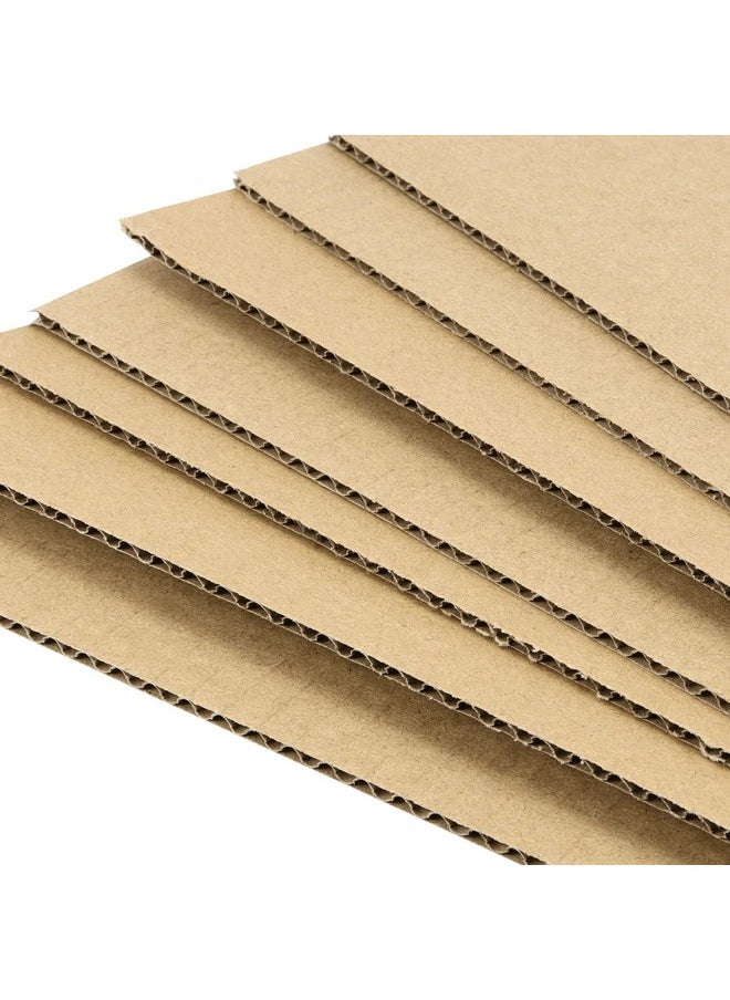 100 Pack 12 X 9 Inch Corrugated Cardboard Sheets Brown Kraft Cardboard Sheets For Crafts Flat Cardboard Filler Insert Sheet Pads For Packing Mailing Moving