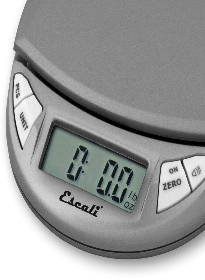 Escali Pico PR500S Precision Kitchen Food Scale for Baking and Cooking, Lightweight and Durable Design, LCD Digital Display, Lifetime ltd. Warranty, Metallic Small - Image 4