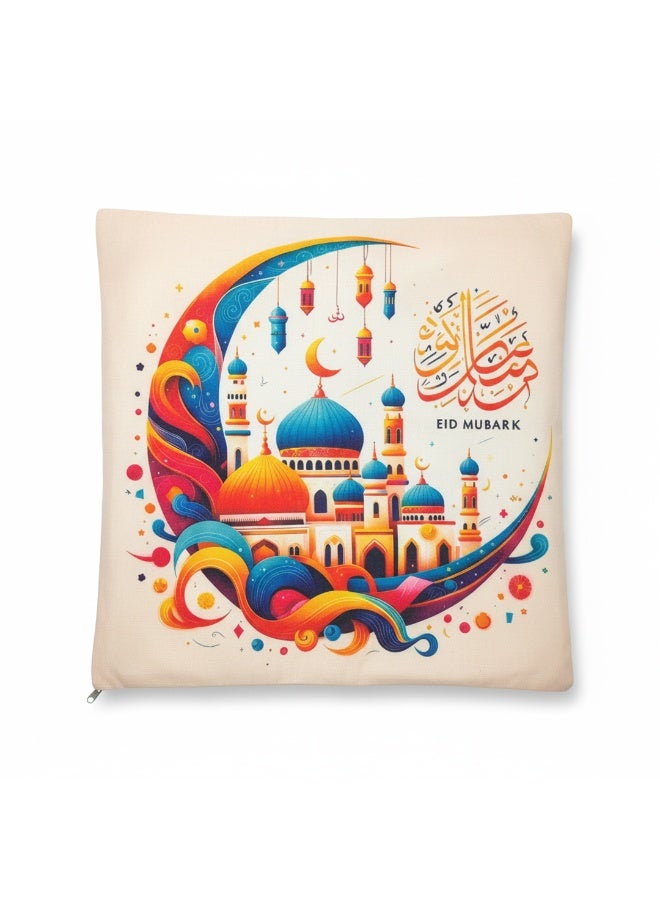 نجفة شوب كوفر كوشن رمضاني بتصميم إسلامي مميز، يُباع كغلاف فقط - Image 5