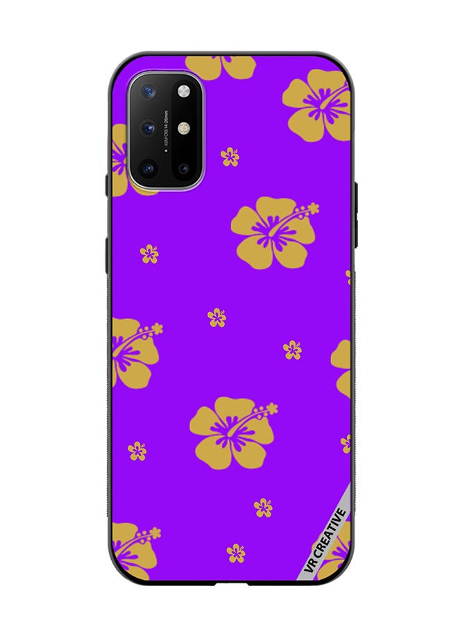 VR CREATIVE Protective Case Cover For OnePlus 8T Hibiscus Design Multicolour - Image 1