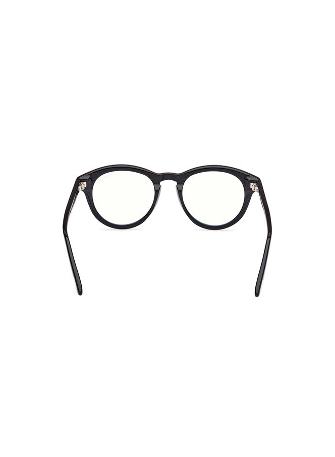 TOM FORD Men's Round Eyeglass Frames Shiny Black TOMFORD FT5940-B00149 49 mm - Image 4