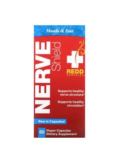 REDD REMEDIES Redd Remedies, Nerve Shield, Hands & Feet, 60 Vegan Capsules  - Image 1