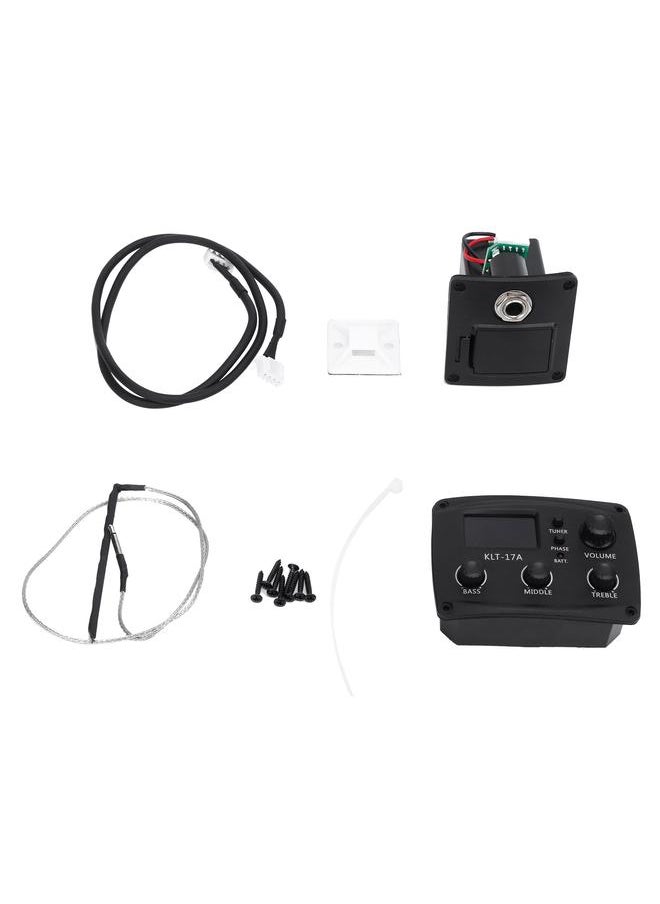 Thoraya - Guitar Pickup LCD Display Tuner Set Kit Instrument Accessory Replacement for Folk ClassicKLT-17A - Image 1