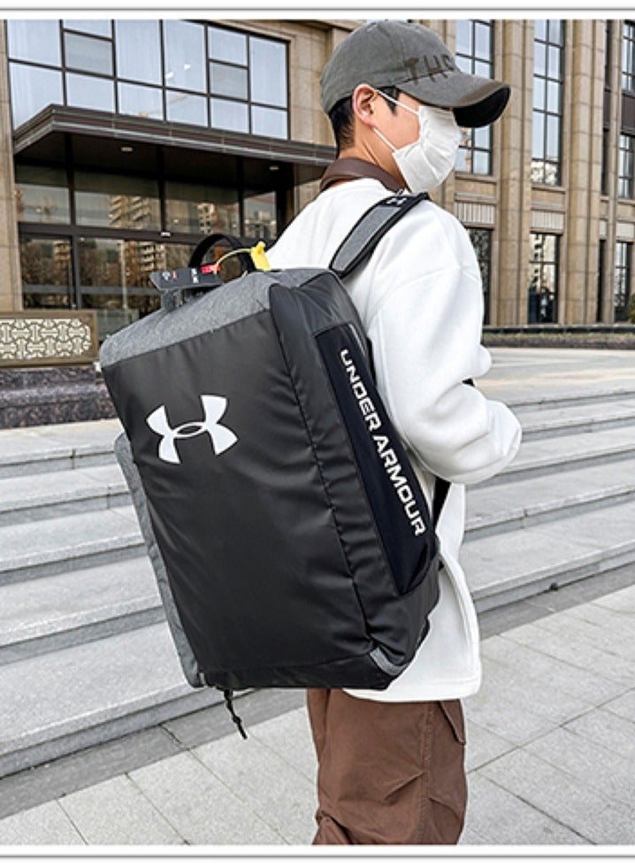 اندر ارمر حقيبة اللياقة البدنية حقيبة ظهر مزدوجة الأغراض حقيبة لياقة بدنية متقاطعة - Image 4