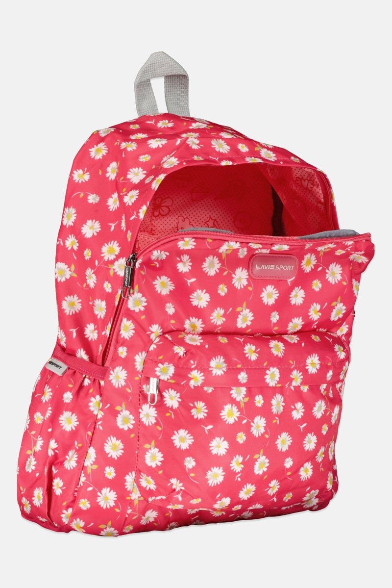 Lavie Women Allover Print Backpack, Multicolor - Image 3