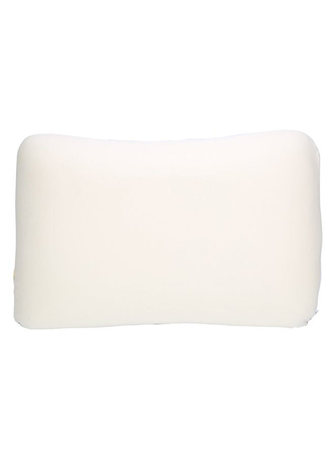AL SANIDI Medical pillow with memory foam filling, Anti-Bacterial Neck and Shoulder Support Pillow, Lilac*White, Size 40*60 Cm - Image 4