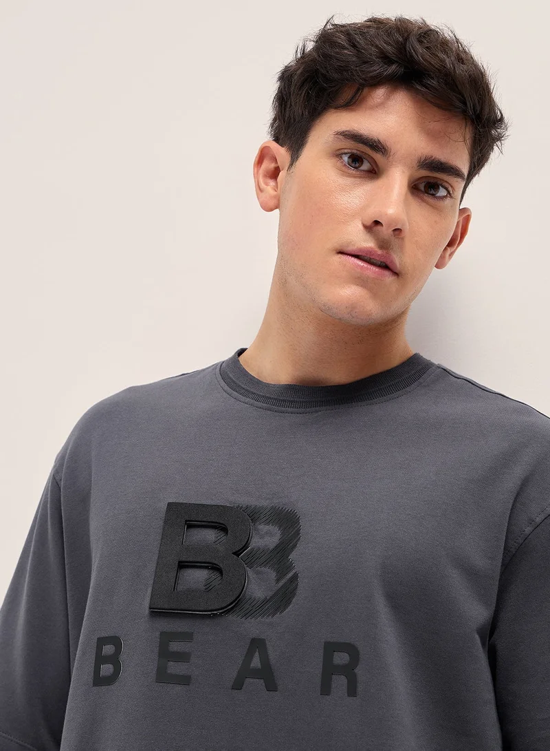 THE BEAR HOUSE Men’s Cotton T-Shirt – Soft, Breathable & Comfortable, Perfect for Casual Wear, Ideal for Everyday & Summer Wear