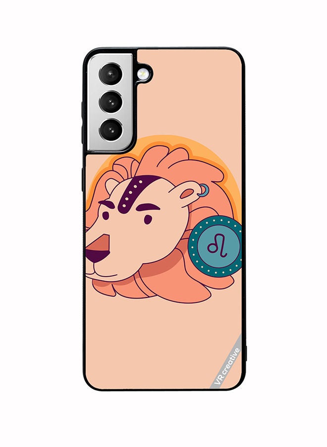 VR CREATIVE Protective Case Cover For Samsung Galaxy S22 5G Lion Zodiac Signs Design Multicolour - Image 1
