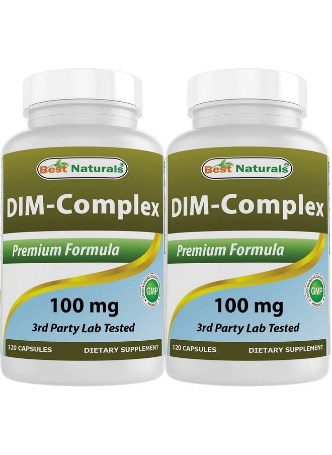 Best Naturals - Dim Complex 100 Mg 120 Capsules (120 Count (Pack Of 2)) - Image 1