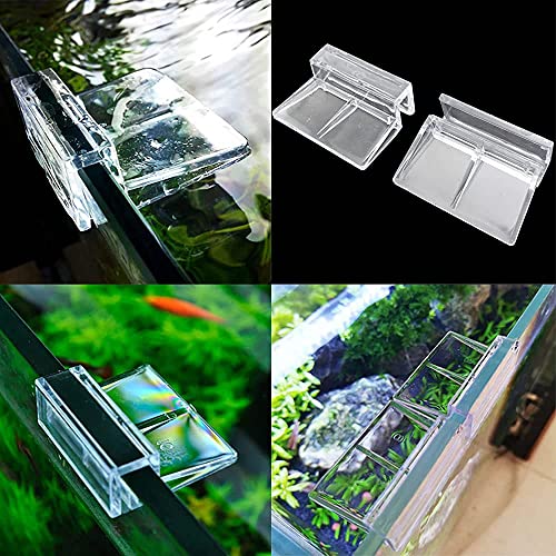 VAYINATO® 6 Pcs Acrylic Aquarium Fish Tank Glass Clossing Top Lid Cover Support Clip Clamp for Rimless Aquarium and Top Open Glass Support Suitable for Tank Thickness (10MM) by Petzlifeworld - Image 4